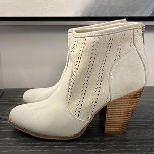 Call It Spring White Ankle Booties